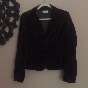 LOFT Purple Velvet Blazer